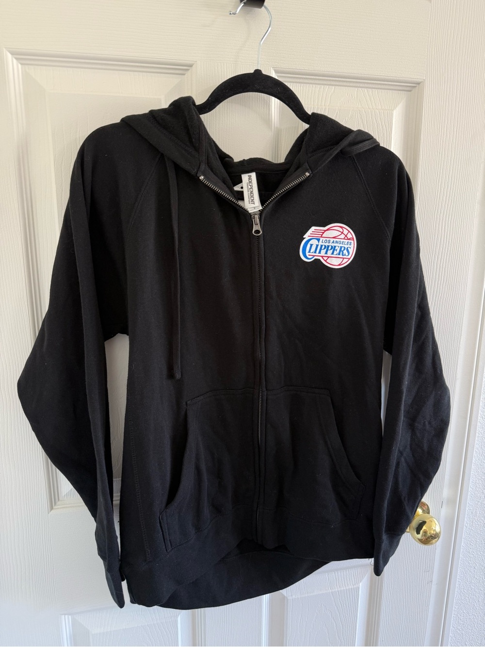 Los Angeles Clippers Black Zip Hoodie